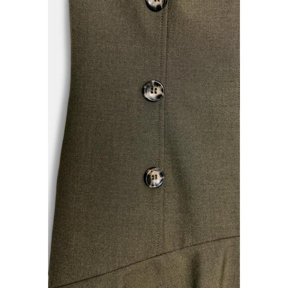 ZARA SHORT DRESS WITH SHOULDER PADS AND RUFFLES - Picture 9 of 9